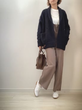 「JOURNAL STANDARD relume（ジャーナルスタンダード　レリューム）のアイテム（オールインワン・サロペット）」を使った、mykさん（レディース・160cm）の秋コーディネート