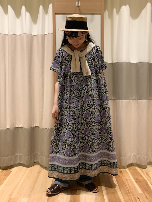 SM2 keittio アピタ大和郡山ミズキさんのハット「太リボンカンカン帽(Samansa Mos2|サマンサ モスモス)」を使ったコーディネート