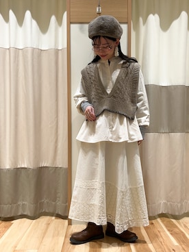 ミズキさん（レディース・153cm）の冬コーディネート