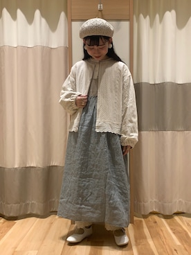 「kazumiコラボ」｜「アイテム（ジャケット/アウター）」を使った、ミズキさん（レディース・153cm）の冬コーディネート