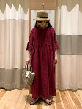 「ブレードハット」｜ミズキさん（レディース・153cm）の春コーディネート