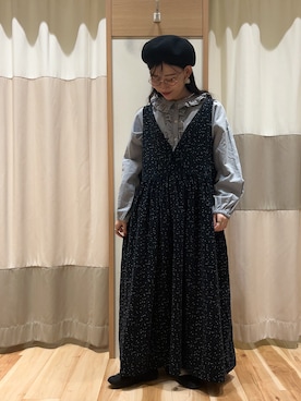 「ゆべしコラボ」｜ミズキさん（レディース・153cm）の秋コーディネート