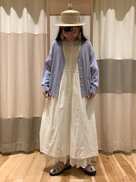 「Samansa Mos2（サマンサ モスモス）のアイテム（その他）」を使った、ミズキさん（レディース・153cm）の春コーディネート