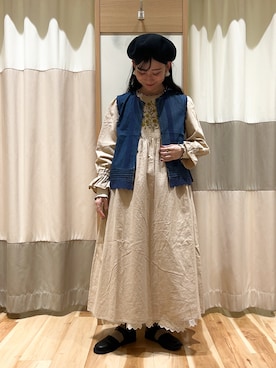 「アイテム（ドレスシューズ）」を使った、ミズキさん（レディース・153cm）の秋コーディネート