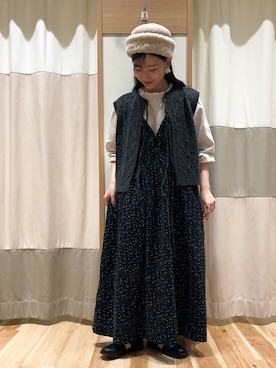「ゆべしコラボ」｜ミズキさん（レディース・153cm）の秋コーディネート