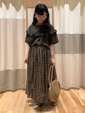 ミズキさん（レディース・153cm）の夏コーディネート