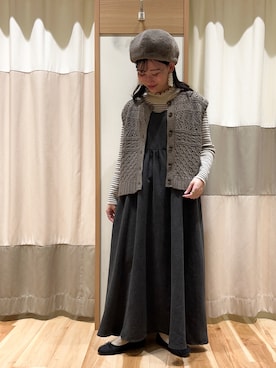 「Samansa Mos2（サマンサ モスモス）のアイテム（トップス）」を使った、ミズキさん（レディース・153cm）の秋コーディネート