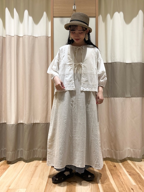 セール】【S/Mサイズ】◎綿麻ワンピース（ワンピース）｜Samansa