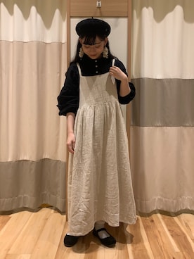 「配色」｜「アイテム（その他）」を使った、ミズキさん（レディース・153cm）の春コーディネート