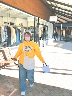 「メンズライクコーデ」｜「アイテム（その他）」を使った、fukiさん（レディース・153cm）の冬コーディネート
