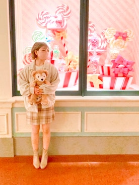 「tiptop（ティップトップ）のアイテム（テーラードジャケット）」を使った、fukiさん（レディース・153cm）の秋コーディネート