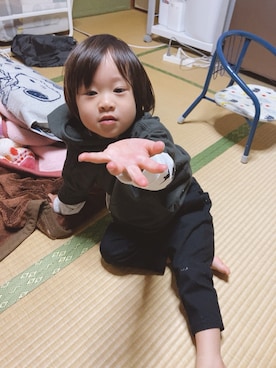 ぺこ米さん(キッズ・90cm)の秋コーディネート