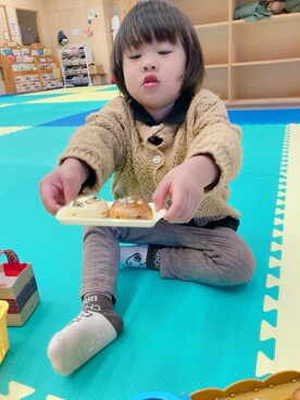 ぺこ米さん（キッズ・90cm）の冬コーディネート