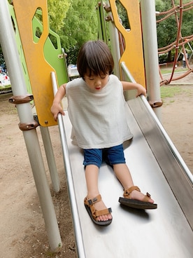 無印良品 ムジルシリョウヒン のデニムパンツを使ったキッズ人気ファッションコーディネート Wear