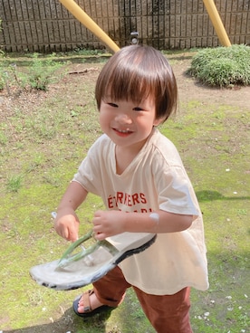 ぺこ米さん(キッズ・90cm)の夏コーディネート