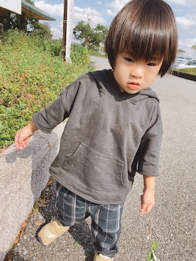 ぺこ米さん(キッズ・90cm)の秋コーディネート