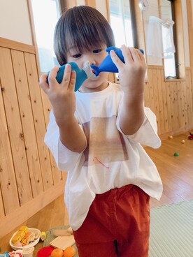 ぺこ米さん（キッズ・90cm）の夏コーディネート