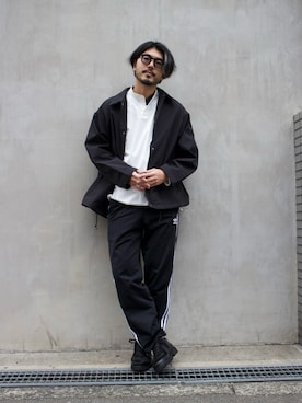 明賀健太さん（メンズ・178cm）の冬コーディネート