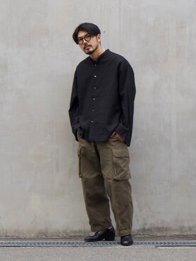 明賀健太さん（メンズ・178cm）の冬コーディネート