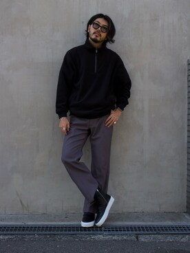 明賀健太さん（メンズ・178cm）の秋コーディネート