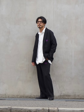 明賀健太さん(メンズ・178cm)の秋コーディネート