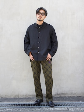 明賀健太さん（メンズ・178cm）の春コーディネート