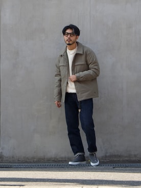 明賀健太さん（メンズ・178cm）の秋コーディネート