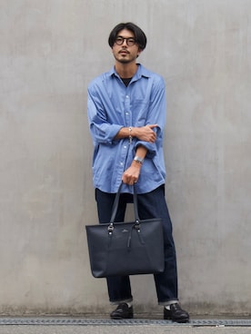 明賀健太さん（メンズ・178cm）の秋コーディネート