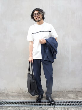 明賀健太さん（メンズ・178cm）の夏コーディネート