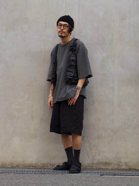 明賀健太さん（メンズ・178cm）の春コーディネート