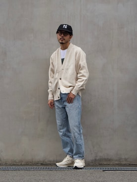 明賀健太さん（メンズ・178cm）の秋コーディネート