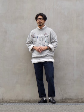 明賀健太さん（メンズ・178cm）の秋コーディネート