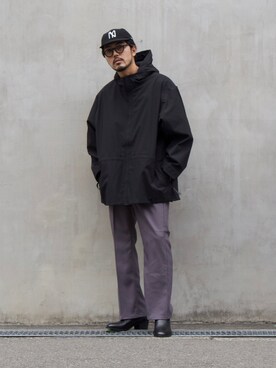 明賀健太さん（メンズ・178cm）の冬コーディネート