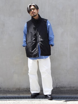 明賀健太さん(メンズ・178cm)の春コーディネート