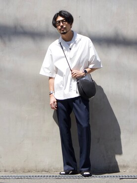 明賀健太さん（メンズ・178cm）の春コーディネート