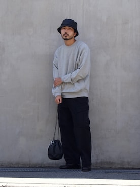 明賀健太さん(メンズ・178cm)の秋コーディネート