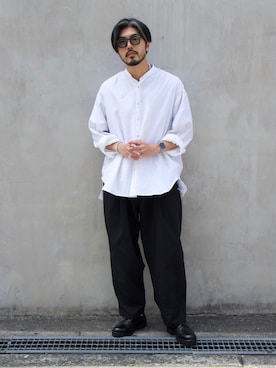 明賀健太さん（メンズ・178cm）の春コーディネート