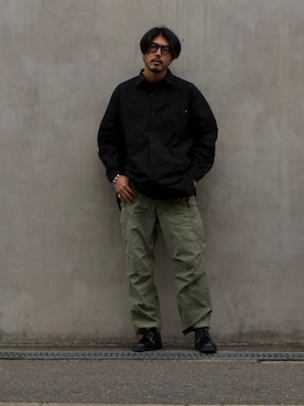 明賀健太さん（メンズ・178cm）の秋コーディネート