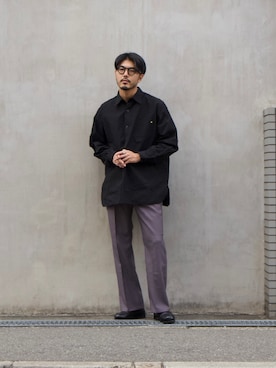 明賀健太さん(メンズ・178cm)の秋コーディネート