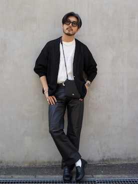 明賀健太さん（メンズ・178cm）の春コーディネート