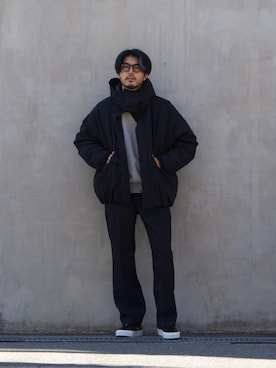 明賀健太さん（メンズ・178cm）の秋コーディネート