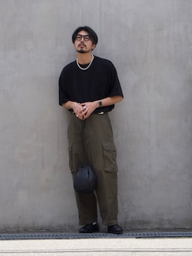 明賀健太さん（メンズ・178cm）の夏コーディネート