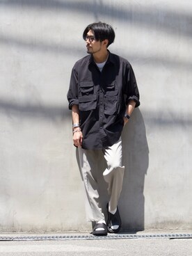 明賀健太さん（メンズ・178cm）の夏コーディネート