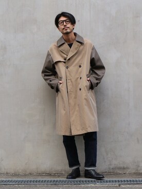 明賀健太さん（メンズ・178cm）の冬コーディネート