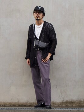 明賀健太さん（メンズ・178cm）の春コーディネート