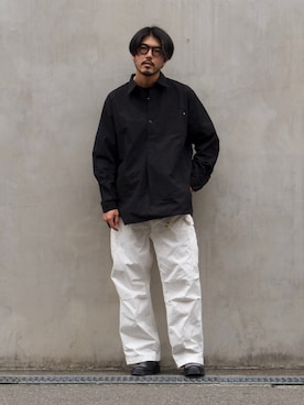 明賀健太さん(メンズ・178cm)の秋コーディネート