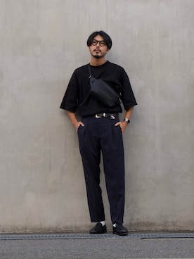 明賀健太さん（メンズ・178cm）の夏コーディネート