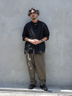 明賀健太さん（メンズ・178cm）の夏コーディネート