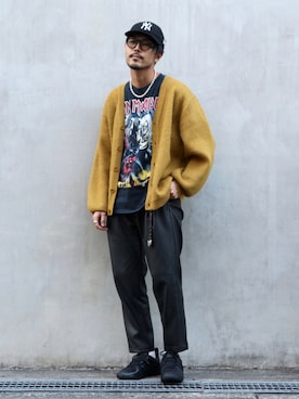 明賀健太さん（メンズ・178cm）の秋コーディネート