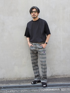 明賀健太さん（メンズ・178cm）の夏コーディネート